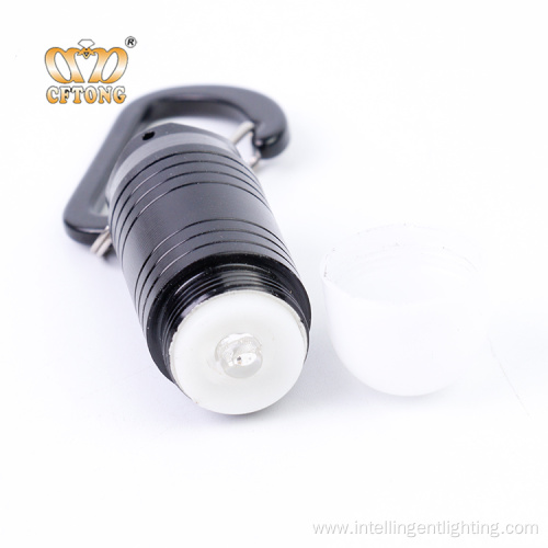 Promotional Selling Mini LED Carabiner Keychain Light